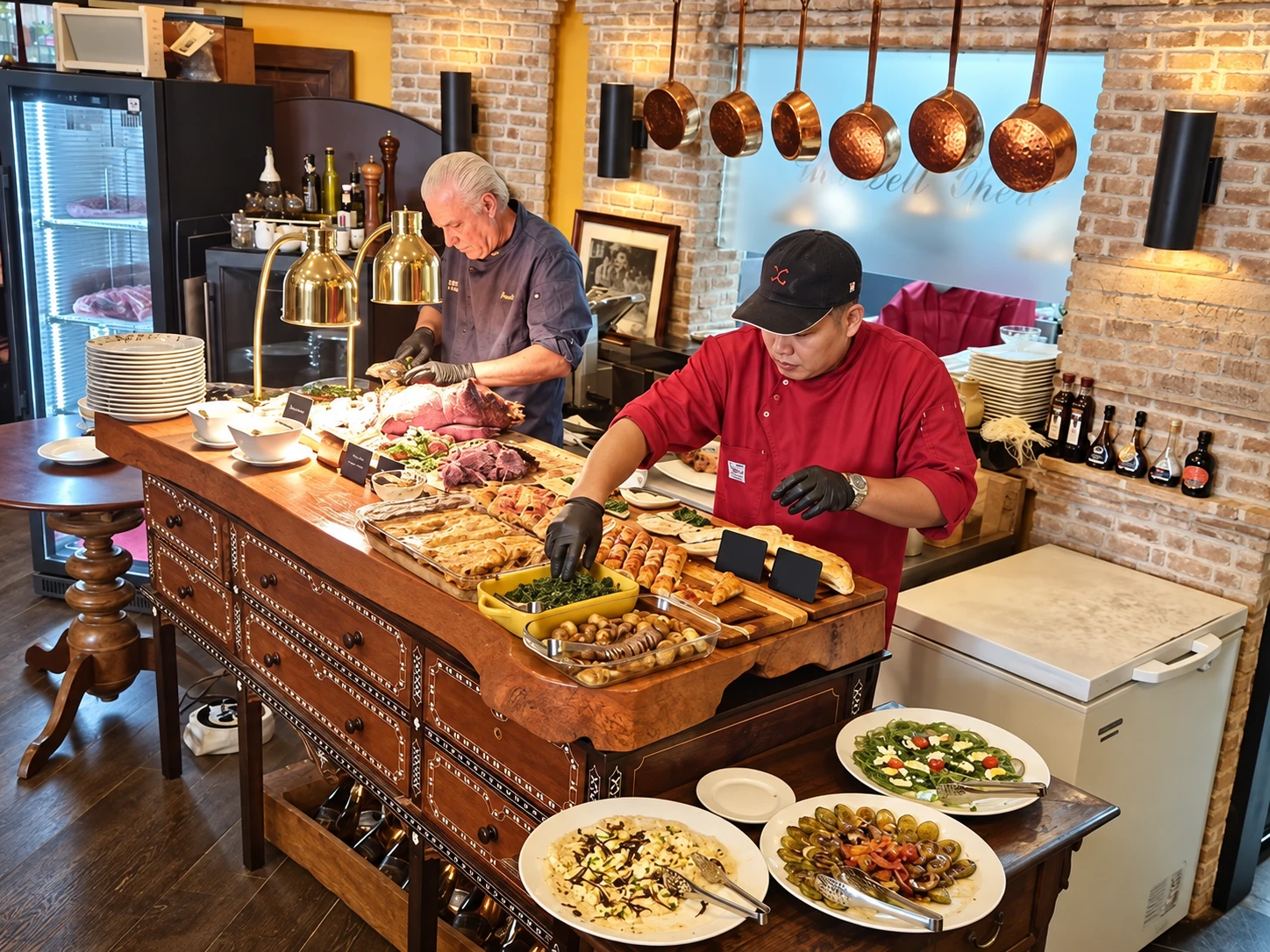 Editorial restoration of L’Opera’s Sunday roast service